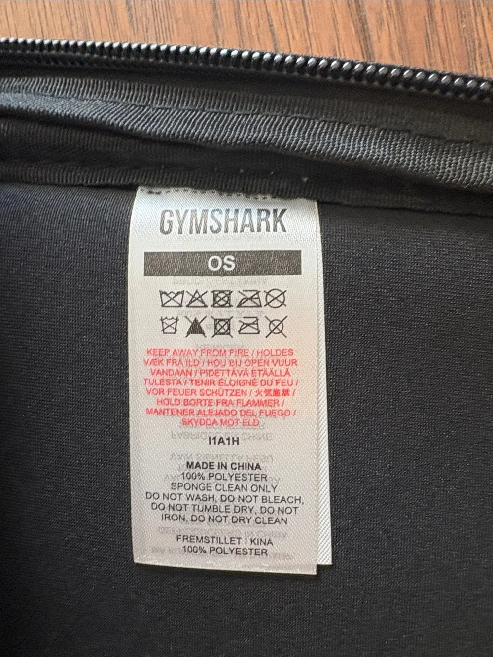 Gymshark Black Backpack with Subtle Logo NWOT